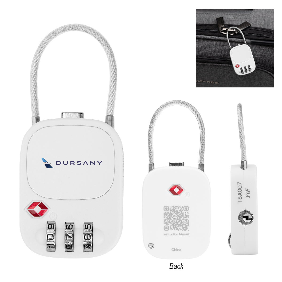 Luggage Lock, Frequent Flyer Full Color