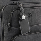 Luggage Tag with AirTag Holder in Recycled PU - Black - Detail 2