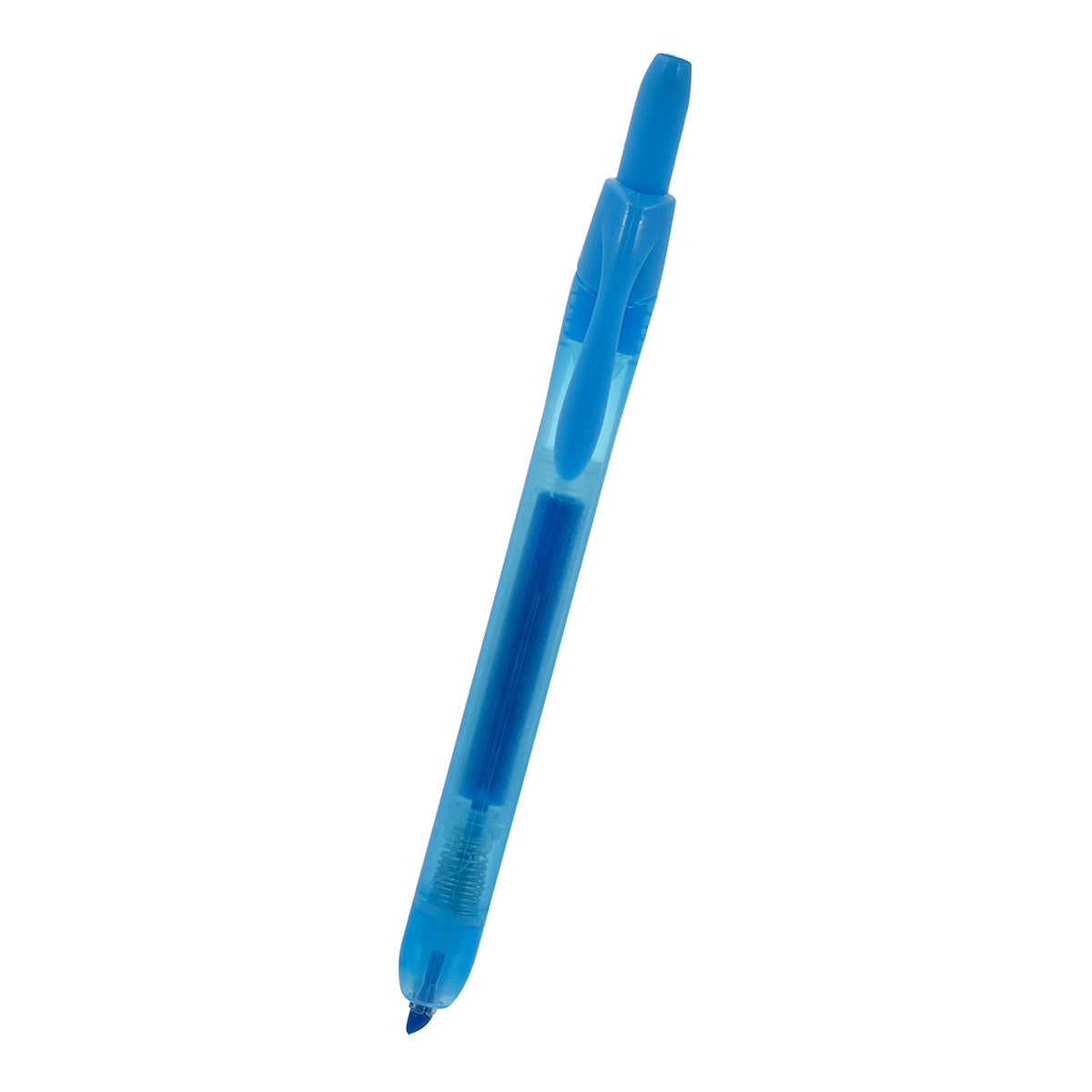 Lumi Highlighter, Retractable - Blue - Front