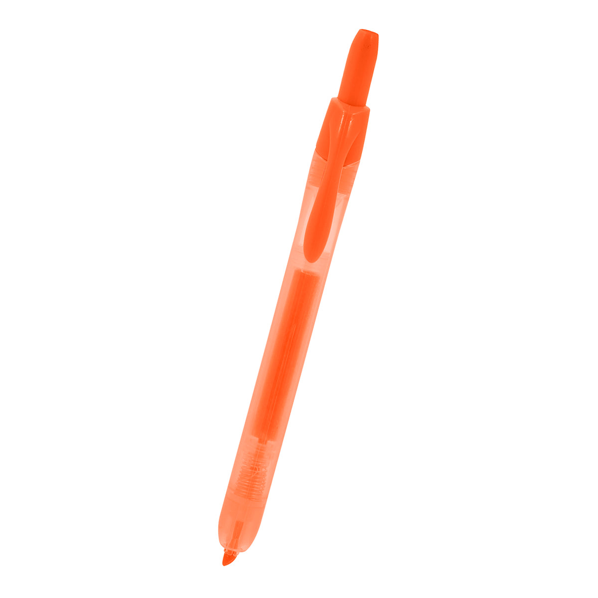 Lumi Highlighter, Retractable - Orange - Front