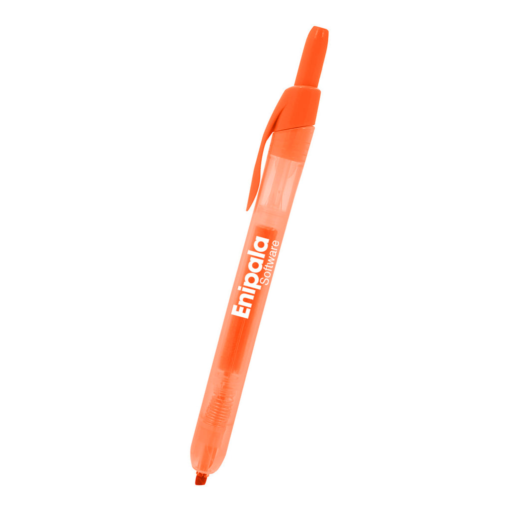 Lumi Highlighter, Retractable - Orange - Silk Screen