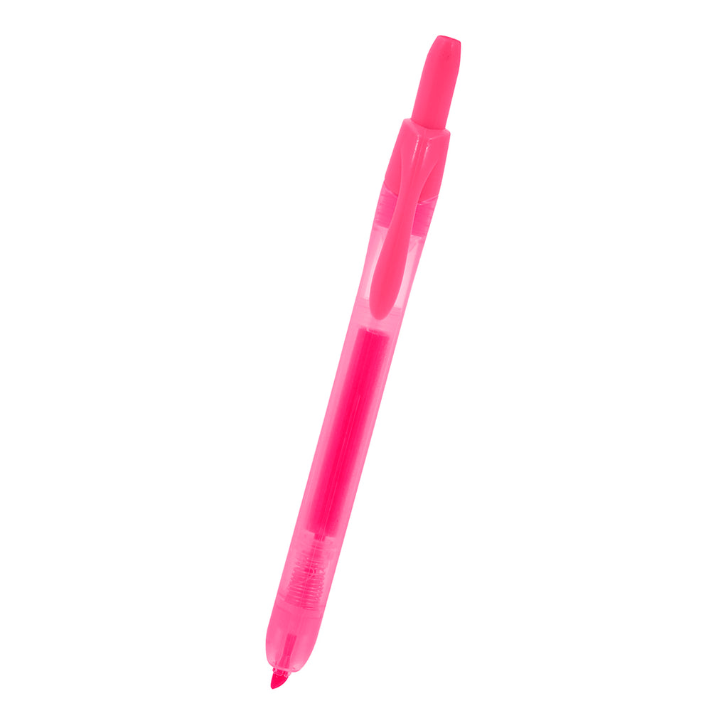 Lumi Highlighter, Retractable - Pink - Front