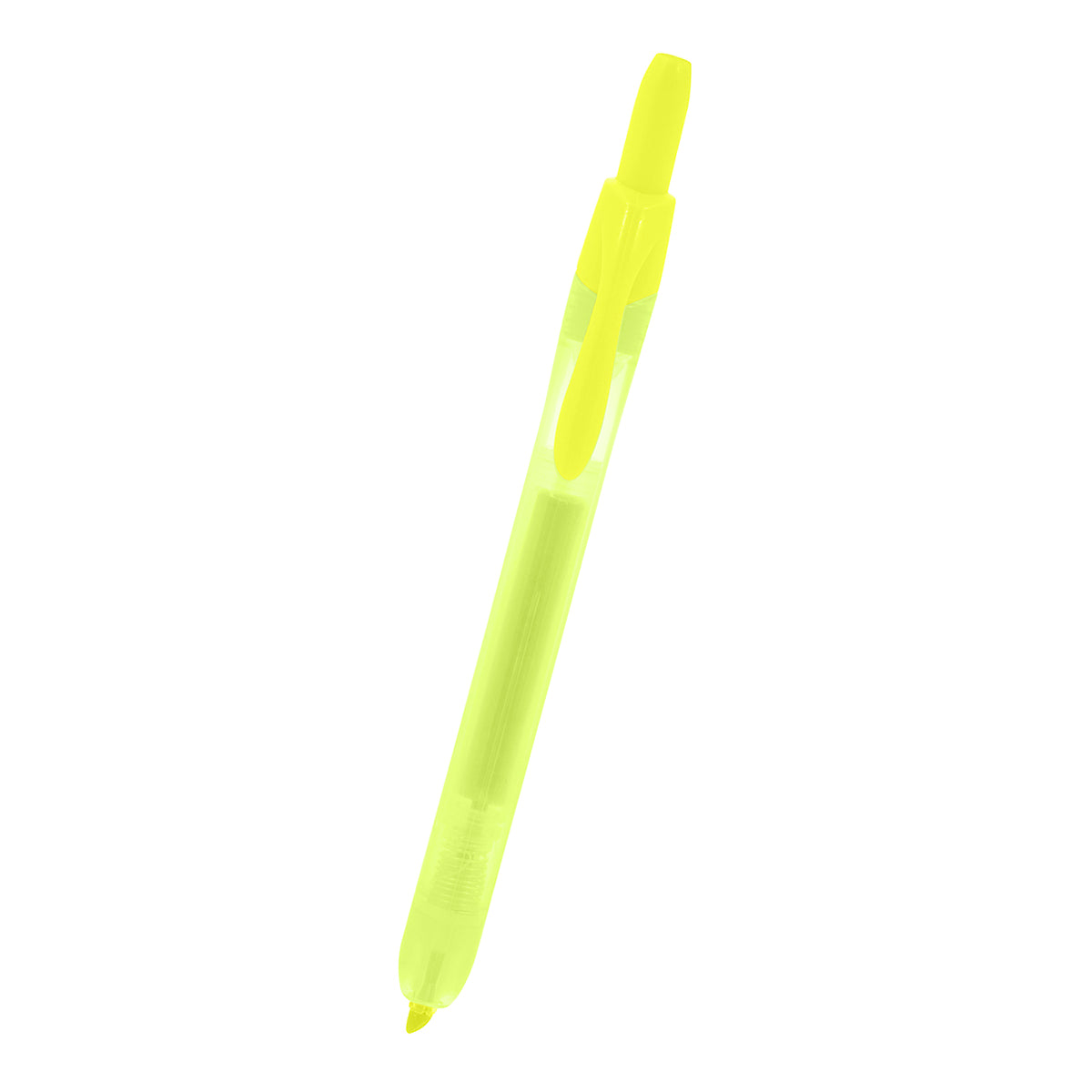 Lumi Highlighter, Retractable - Yellow - Front