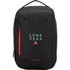 Luminous Recycled Travel Backpack, 15 Inch Transfer - Black - Front