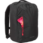 Luminous Recycled Travel Backpack, 15 Inch Transfer - Black - Right Angle Propped