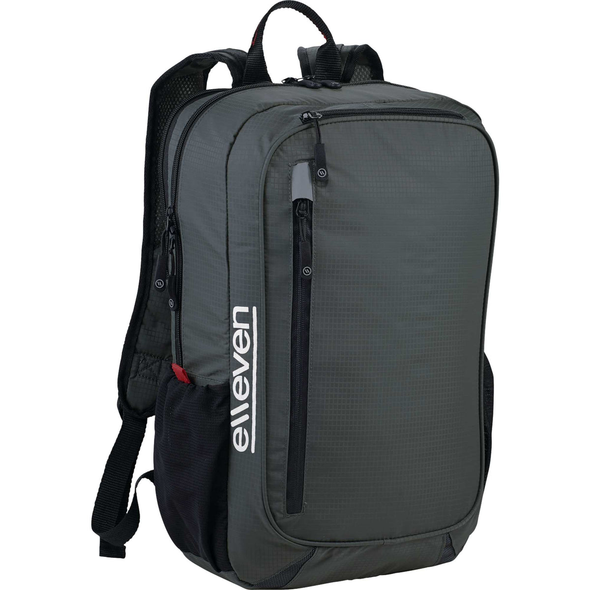 Lunar Lightweight Laptop Backpack, 15.6 Inch Embroidery - Gray - Photo 7