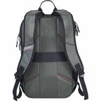 Lunar Lightweight Laptop Backpack, 15.6 Inch - Gray - Back