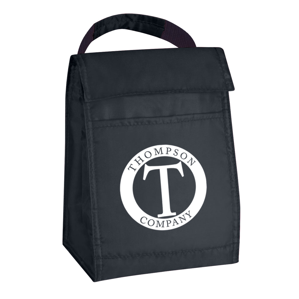 Lunch Bag, Budget - Black - Silk Screen