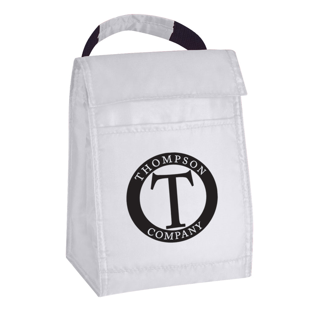 Lunch Bag, Budget - White - Silk Screen