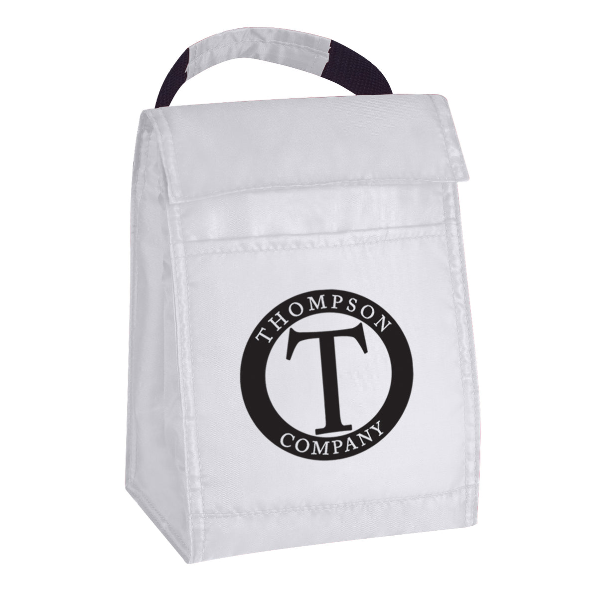 Lunch Bag, Budget - White - Silk Screen