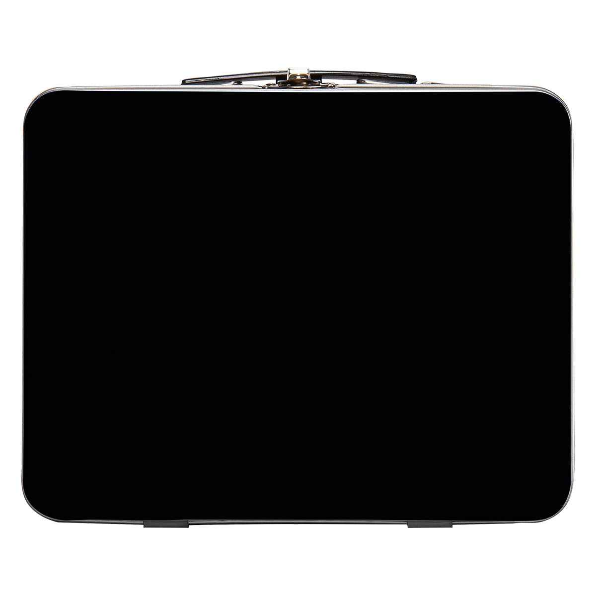 Lunch Box in Throwback Tin - Black - Front