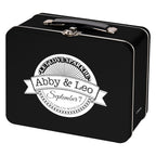 Lunch Box in Throwback Tin - Black - Silk Screen