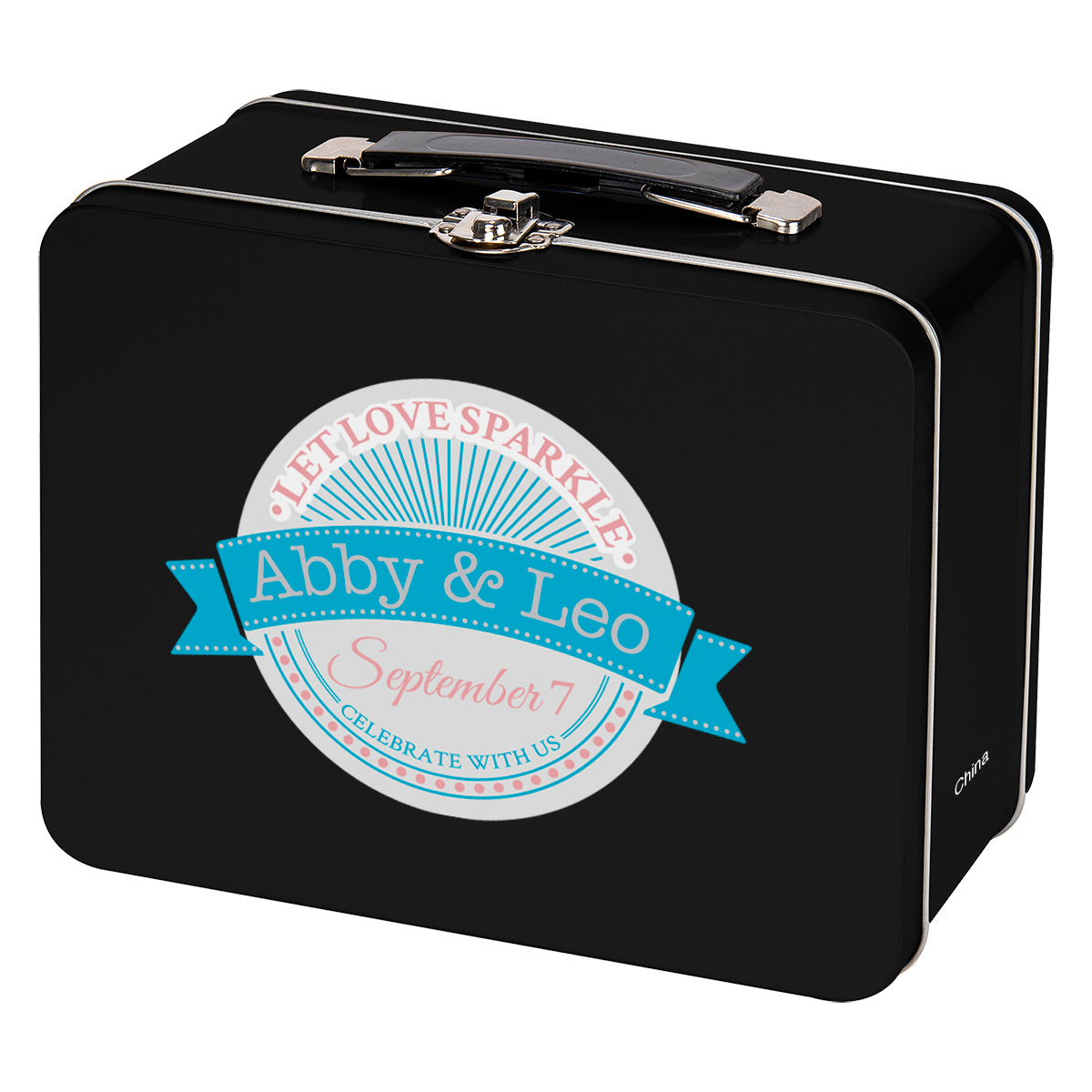 Lunch Box in Throwback Tin Full Color - Black - Full Color