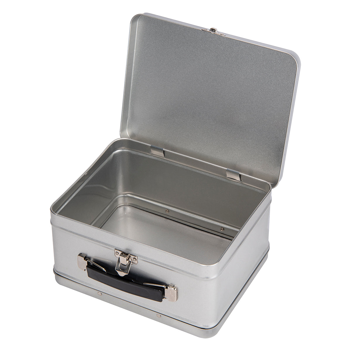 Lunch Box in Throwback Tin Full Color - Silver - Inset