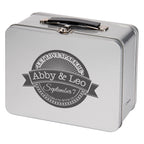 Lunch Box in Throwback Tin Full Color - Silver - Silk Screen