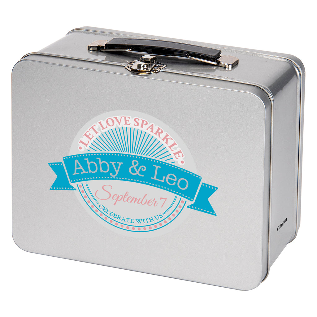 Lunch Box in Throwback Tin - Silver - Full Color