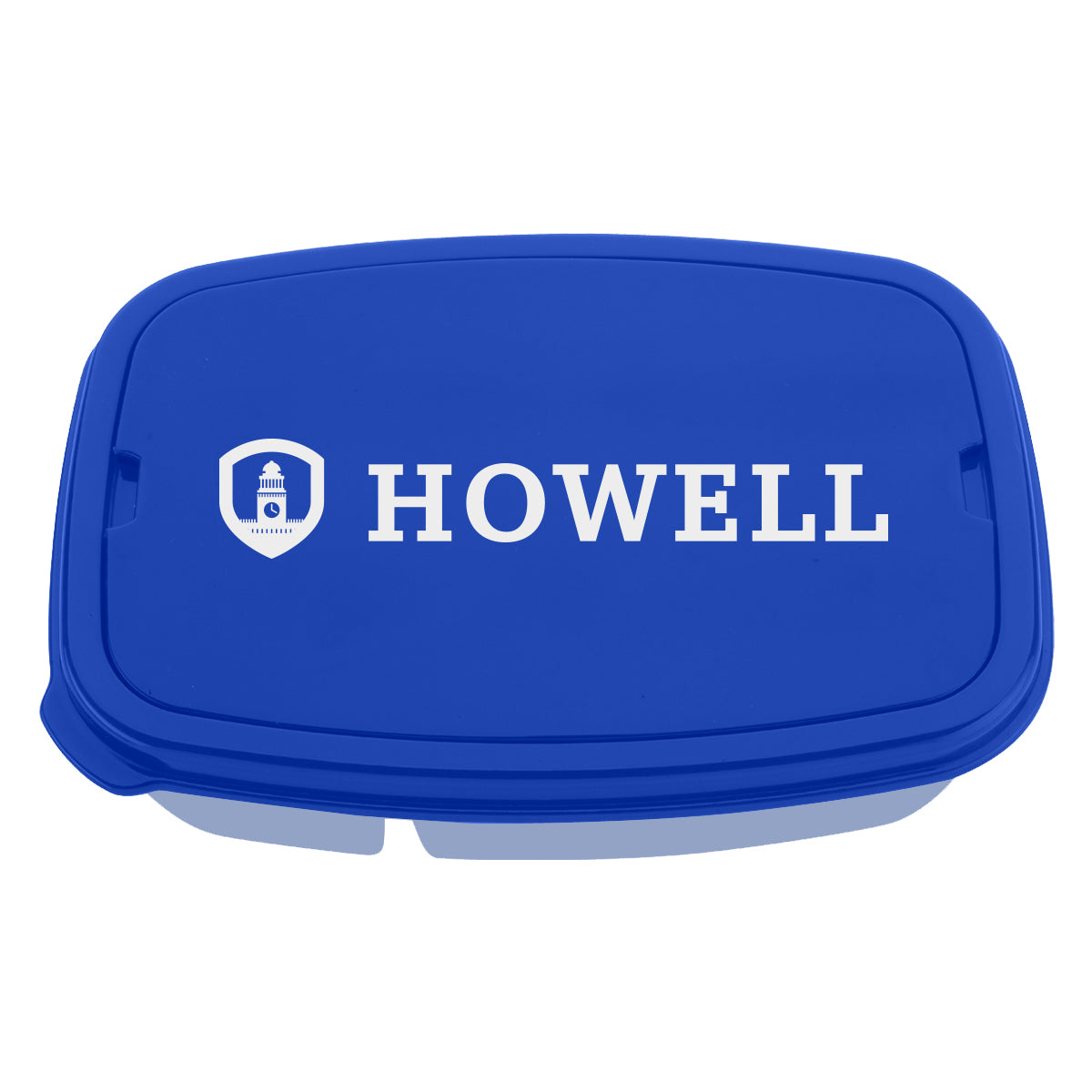 Lunch Container with Two Sections, Recycled - Blue - Silk Screen
