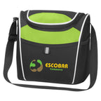 Lunch Cooler, Mesa - Black With Lime Green - Colorbrite