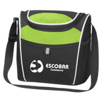 Lunch Cooler, Mesa - Black With Lime Green - Silk Screen