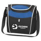 Lunch Cooler, Mesa - Black With Royal - Silk Screen