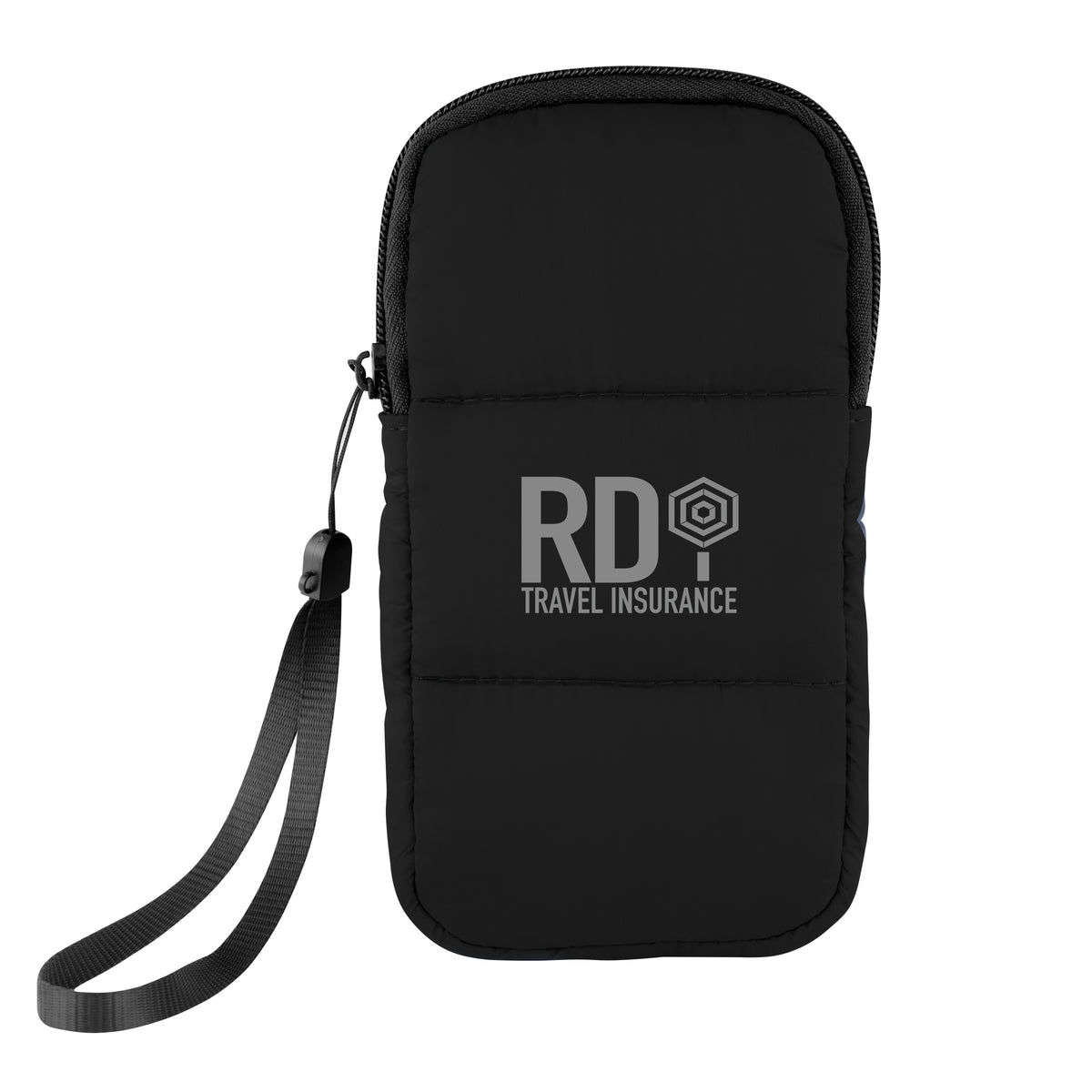 Luxe Case for Sunglasses, Puffer - Black - Silk Screen