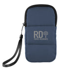Luxe Case for Sunglasses, Puffer - Navy - Silk Screen