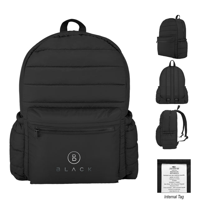 Luxe Puffer Backpack in Recycled PET