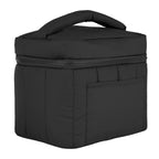 Luxe Puffer Cooler Bag for 9 Cans - Black - Angle