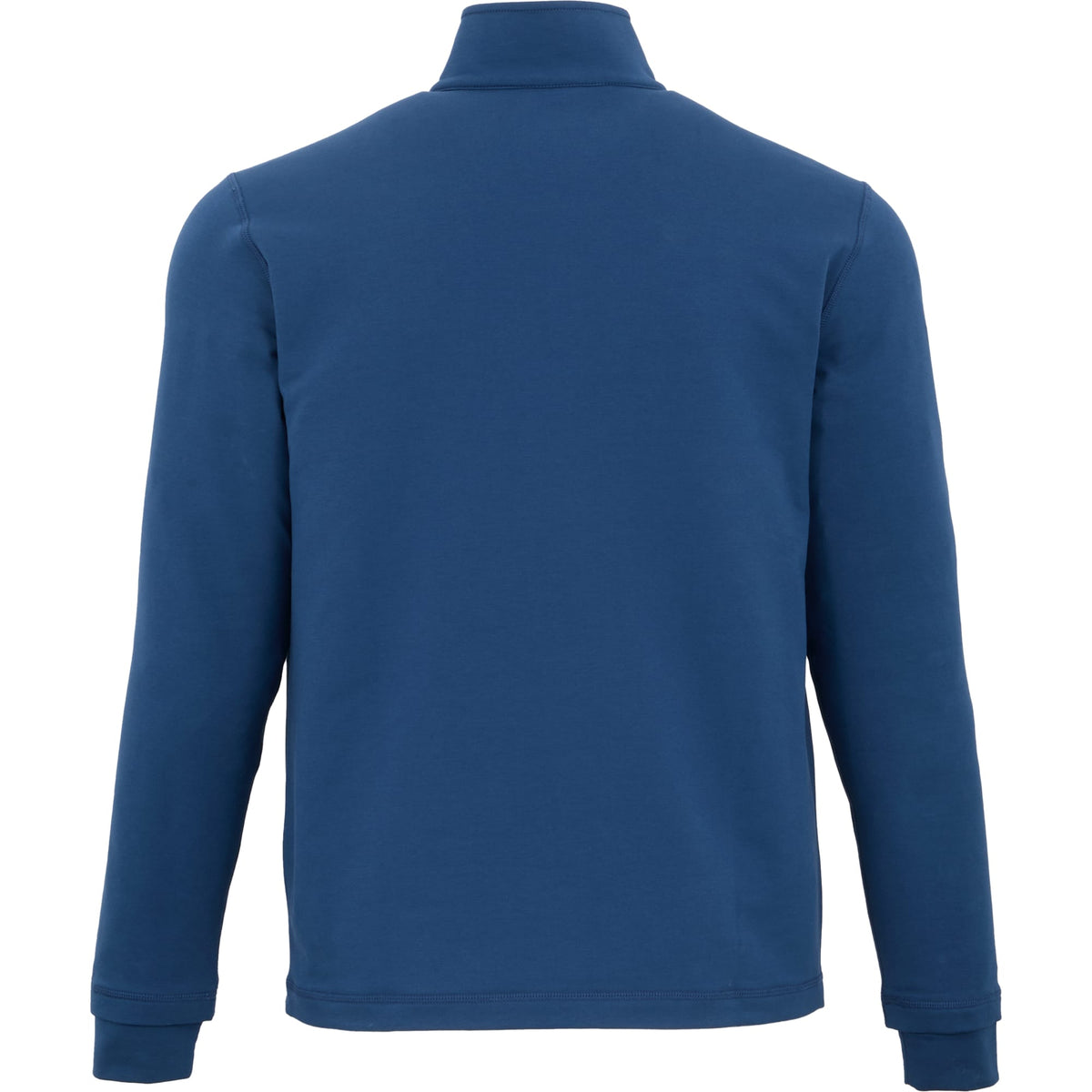 Lyon Stretch French Terry Full Zip Jacket for Men Embroidery - River Blue - Back
