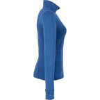Lyon Stretch French Terry Full Zip Jacket for Women Embroidery - River Blue - Right Side