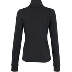 Lyon Stretch French Terry Full Zip Jacket for Women Transfer - Black - Back