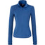Lyon Stretch French Terry Full Zip Jacket for Women Transfer - River Blue - Front