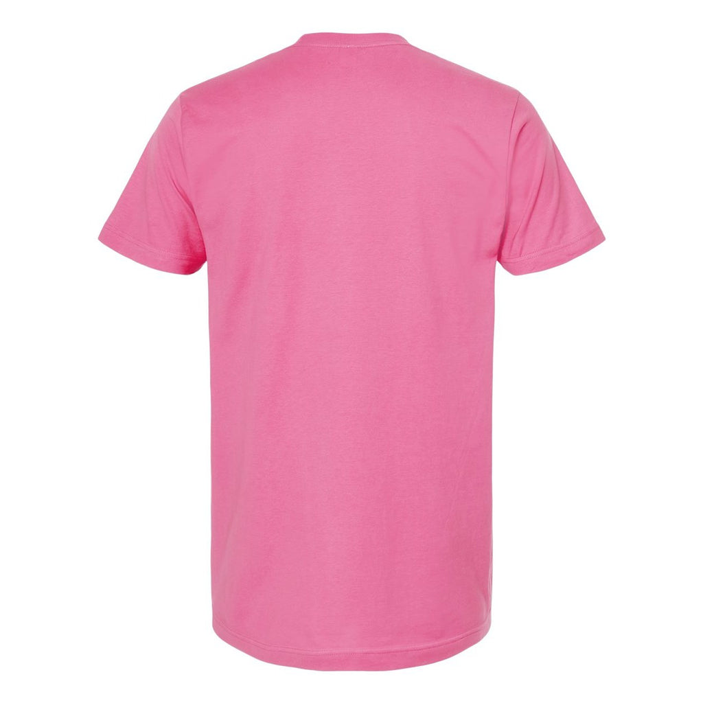 M&O Unisex ACE Cotton T-Shirt - Azalea - Back