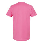 M&O Unisex ACE Cotton T-Shirt - Azalea - Back