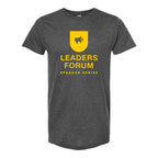 M&O Unisex ACE Cotton T-Shirt - Dark Heather - Front