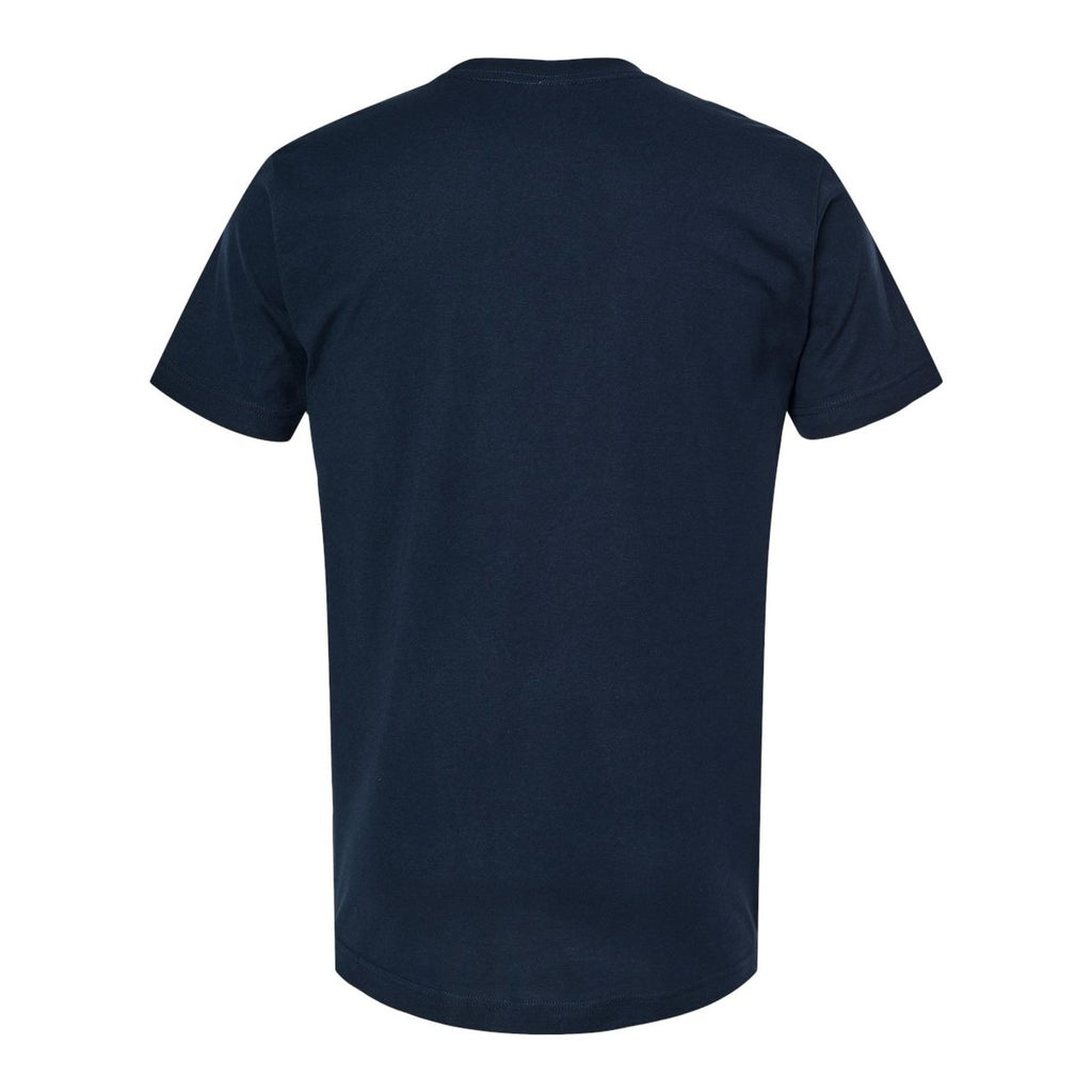 M&O Unisex ACE Cotton T-Shirt - Deep Navy - Back