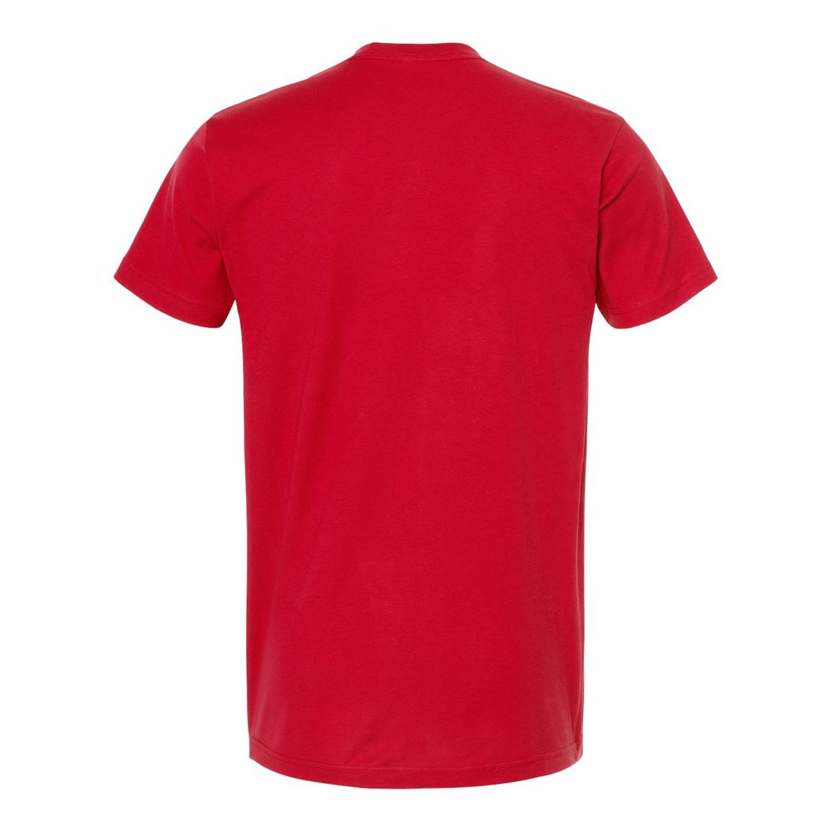 M&O Unisex ACE Cotton T-Shirt - Deep Red - Back