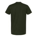 M&O Unisex ACE Cotton T-Shirt - Forest Green - Back