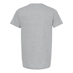 M&O Unisex ACE Cotton T-Shirt Full Color - Athletic Grey - Back