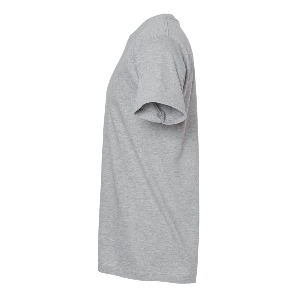 M&O Unisex ACE Cotton T-Shirt Full Color - Athletic Grey - Direct Side