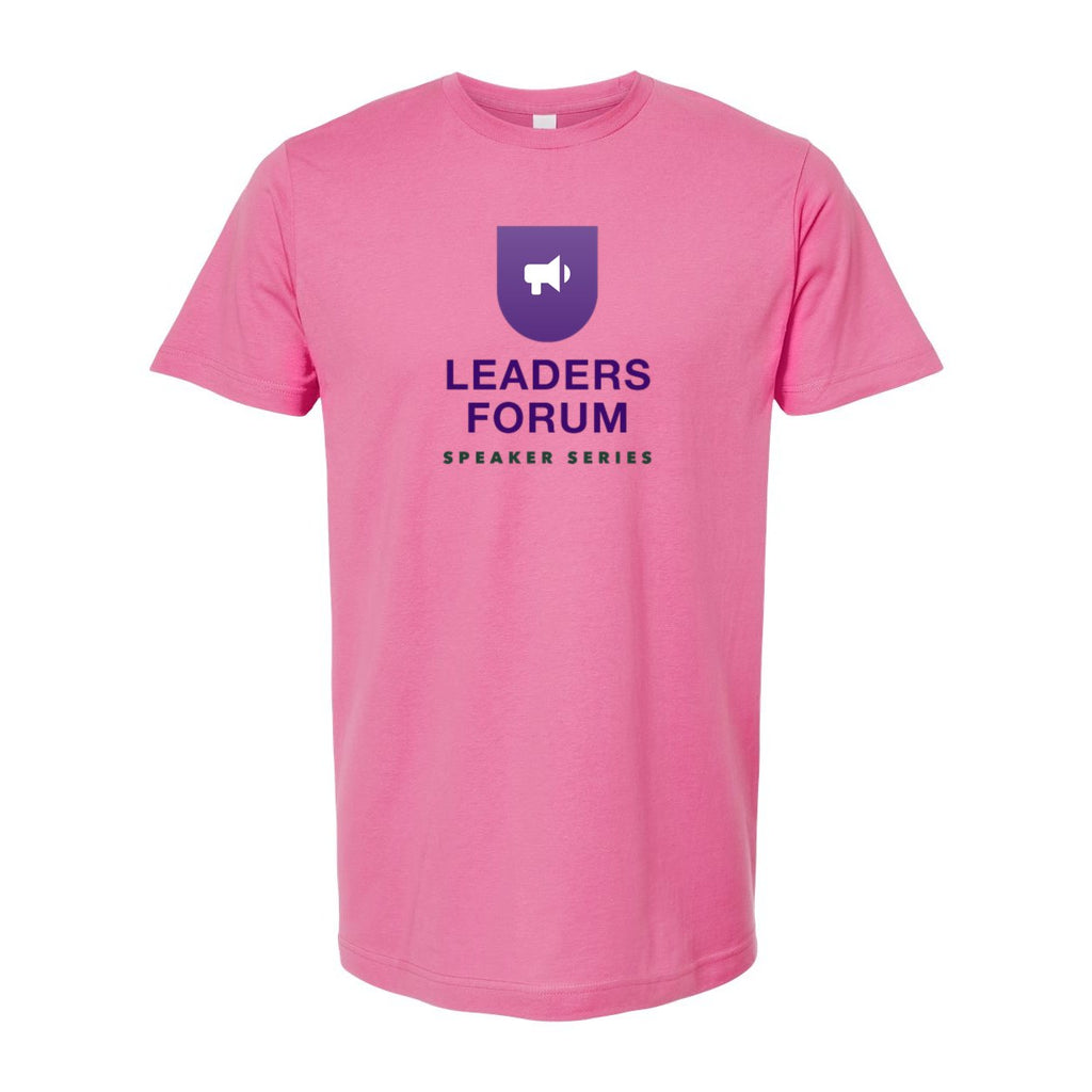 M&O Unisex ACE Cotton T-Shirt Full Color - Azalea - Front