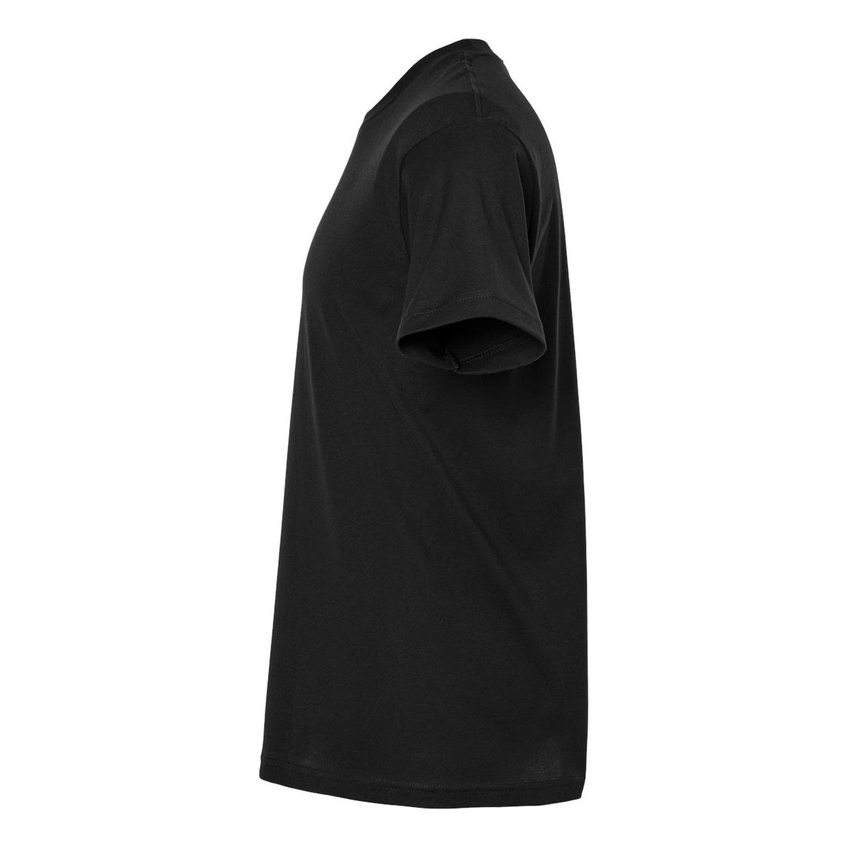 M&O Unisex ACE Cotton T-Shirt Full Color - Black - Direct Side