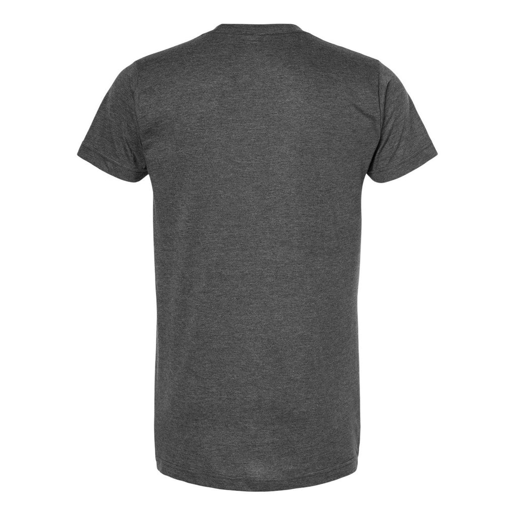 M&O Unisex ACE Cotton T-Shirt Full Color - Dark Heather - Back