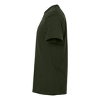 M&O Unisex ACE Cotton T-Shirt Full Color - Forest Green - Direct Side