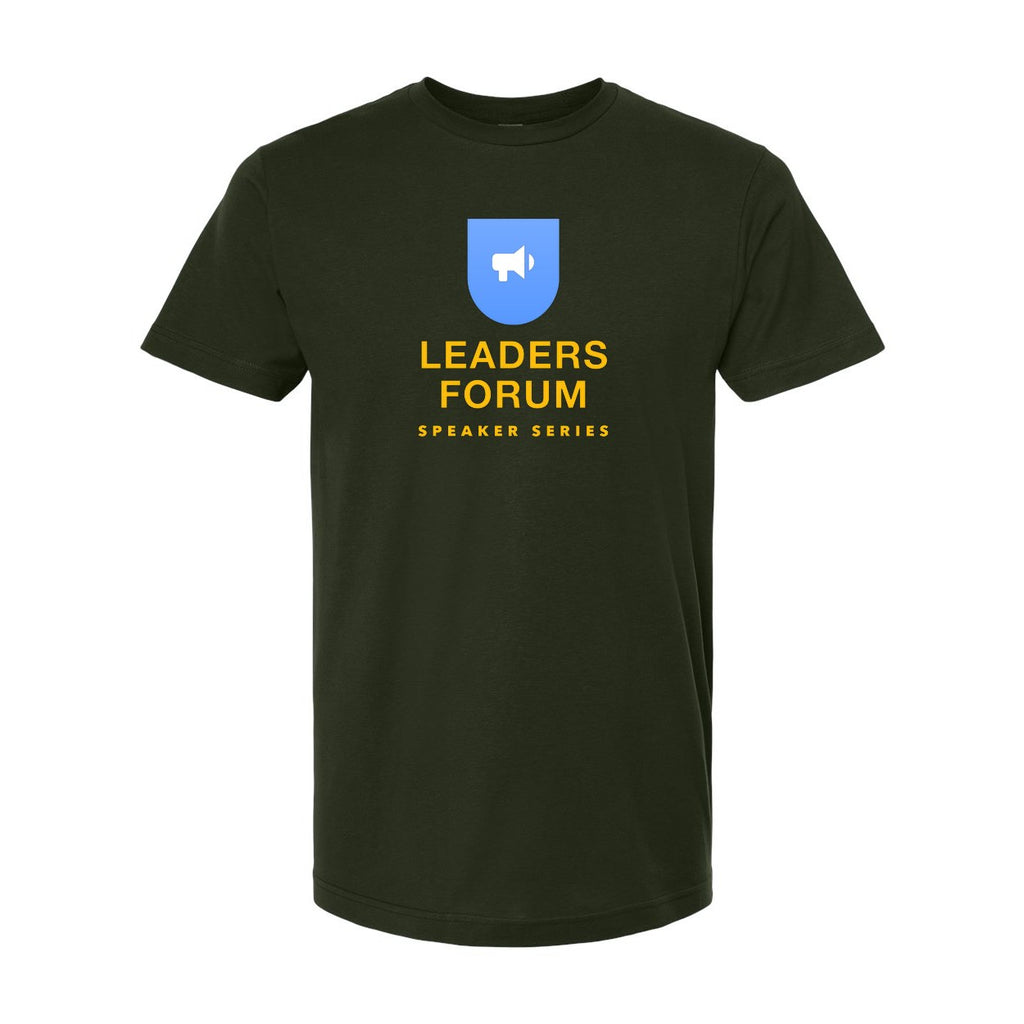 M&O Unisex ACE Cotton T-Shirt Full Color - Forest Green - Front