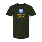 M&O Unisex ACE Cotton T-Shirt Full Color - Forest Green - Front