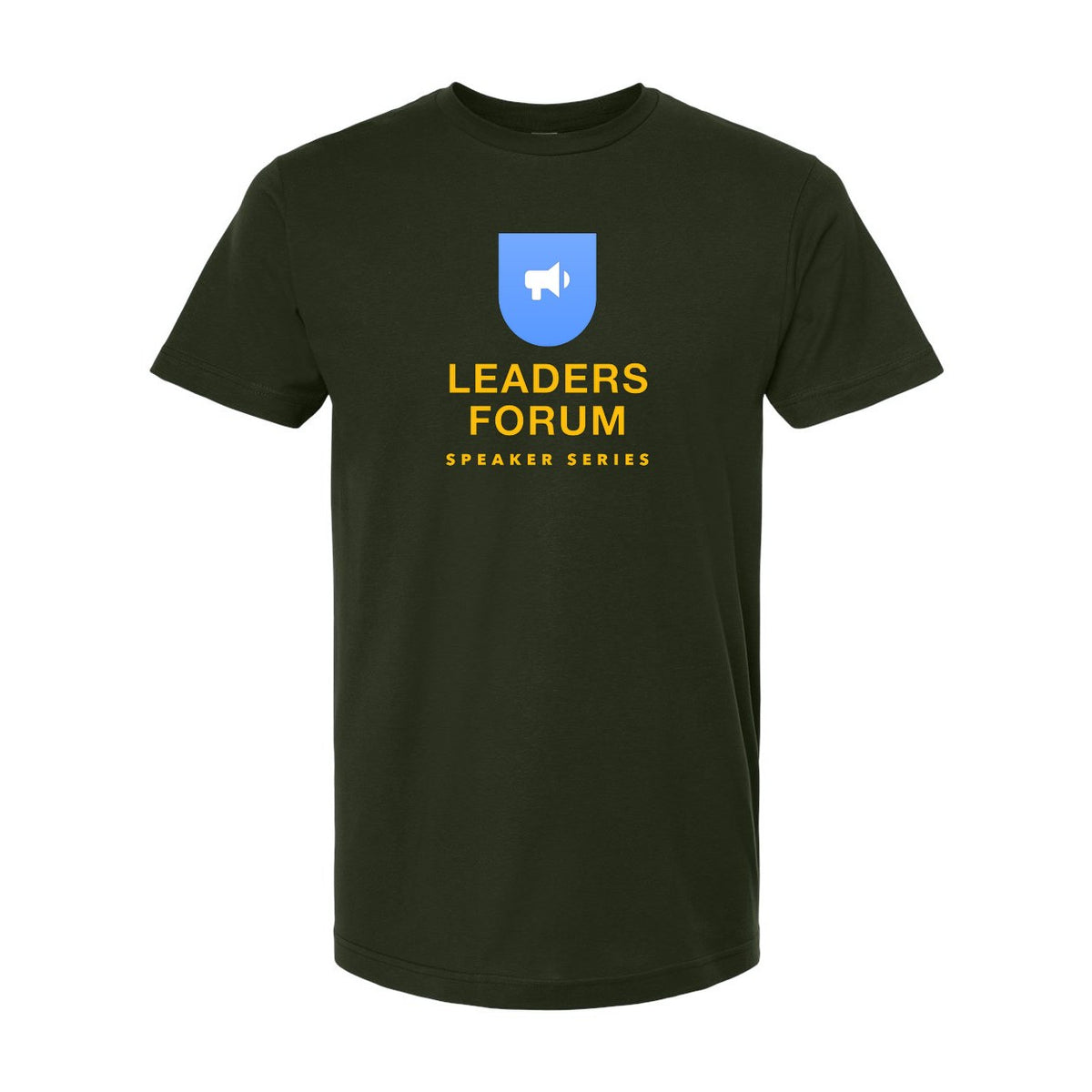 M&O Unisex ACE Cotton T-Shirt Full Color - Forest Green - Front