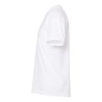 M&O Unisex ACE Cotton T-Shirt Full Color - White - Direct Side