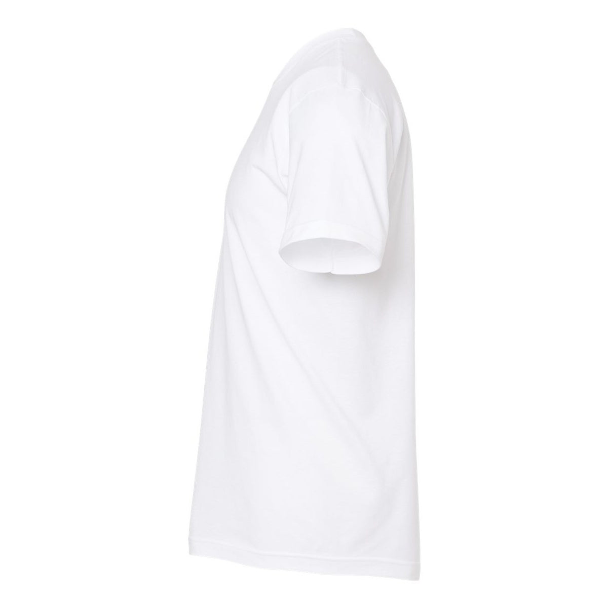 M&O Unisex ACE Cotton T-Shirt Full Color - White - Direct Side