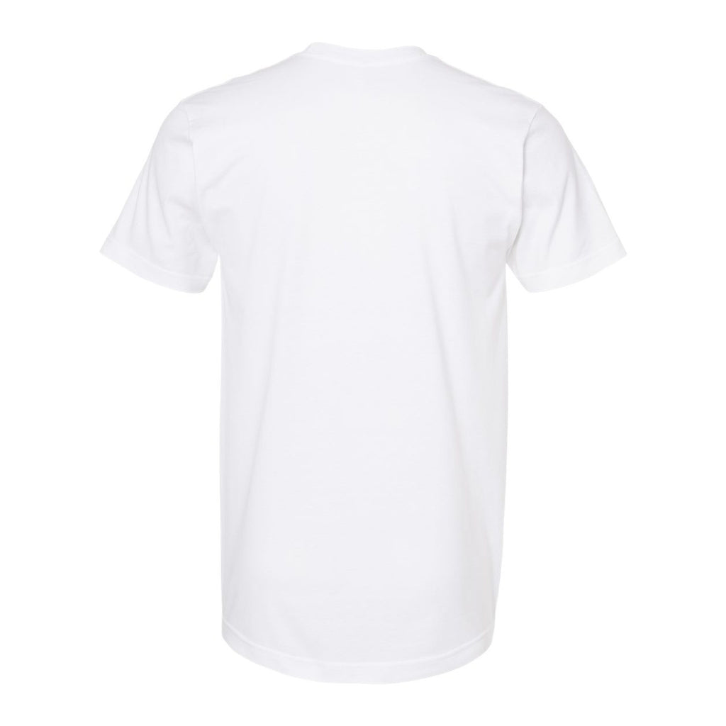 M&O Unisex ACE Cotton T-Shirt - White - Back